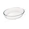 MARINEX Medium Oval Glass Roaster 3.2L &ndash; Durable Heat-Resistant Bakeware Dish   Transparent Oven-Safe Roasting &amp; Baking Tray Ideal for Casseroles