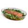 MARINEX Medium Oval Glass Roaster with Plastic Lid 3.2L - Durable Heat-Resistant Bakeware Dish Transparent Oven-Safe Oval Roasting &amp; Baking Dish  Microwave, Freezer &amp; Dishwasher Safe