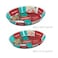 MARINEX Glass 2-Piece Oval Roaster Set (2.4L + 3.2L) Heat-Resistant Borosilicate Bakeware Dishes Transparent Oven
