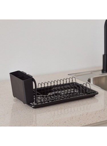 Box Daisy Dish Rack with Holder 35 x 13 x 23 cm