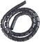 Tramontina Since 1911, Made In Brazil 3/4" 1M Black Spiral Wire Wrap Tube