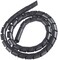 Tramontina Since 1911, Made In Brazil 3/4" 1M Black Spiral Wire Wrap Tube
