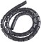 Tramontina Since 1911, Made In Brazil 3/4" 1M Black Spiral Wire Wrap Tube