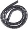 Tramontina Since 1911, Made In Brazil 3/4" 1M Black Spiral Wire Wrap Tube