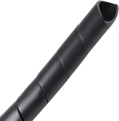 Tramontina 3/4&quot; 5m Black Spiral Wire Wrap Tube