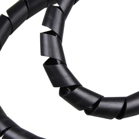 Tramontina 3/4&quot; 5m Black Spiral Wire Wrap Tube