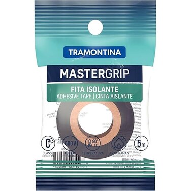 Tramontina Since 1911, Made In Brazil 0.18X19Mm 10M Black Flame Retardant Electrical Tape Class A