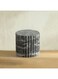 HOME Velora Cotton Jar Grey Bathroom Storage Container Organizer Velora Cotton Jar 10.8x8cm Grey