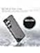 MONOCARBON Real Carbon Fiber case for Samsung Galaxy S25 PLUS cover [MagSafe Compatible] Military Grade - Matte Black