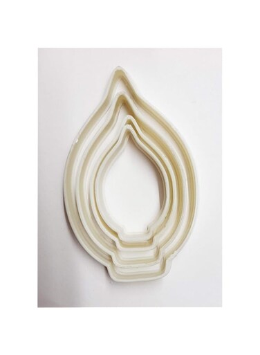 OHM 4 Calla Lily Petals Cutter Cookie Fruit Bread Fondant Biscuit Muffin Cup Cake Decoration Bakeware Sugar Arts Tool