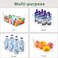 Multiuse Clear Plastic Storage Bin for Organizing - Home, Kitchen, Bathroom, Office, Pantry Cabinet Shelf Organizer Bins - SOHO Collection, RV, Fridge Organization Containers - 25 cm Length x 17 cm Width x 10 cm Height - Pack of 1