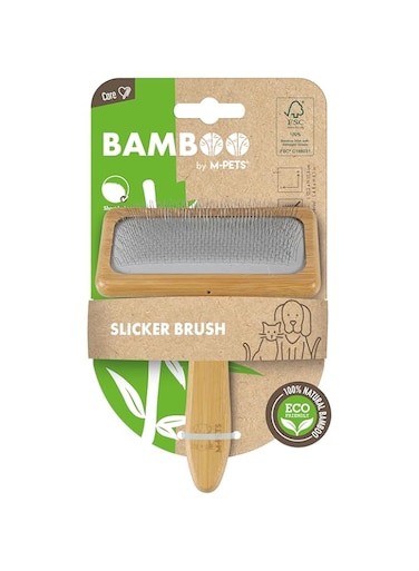 M-PETS Bamboo Slicker Brush L
