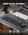 ProtoArc Foldable Keyboard and Mouse, XKM01 Folding Bluetooth Keyboard Mouse Combo for Business and Travel, 2.4G+Dual Bluetooth Full-Size Portable Keyboard for Laptop iPad Tablets - Black