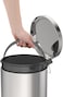 Tramontina Since 1911, Made In Brazil 12Liter Stainless Steel Pedal Trash Bin With A Polished Finish And Removable Internal Bucket