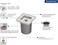 Tramontina Since 1911, Made In Brazil Clean Square Stainless Steel Inset Trash Bin With 5Liter Plastic Bucket