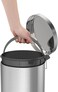 Tramontina Since 1911, Made In Brazil Brasil Plus 30 Liter Stainless Steel Pedal Trash Bin With A Scotch Brite Finish Soft Close And Removable Internal Bucket