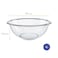 MARINEX Glass Bowl Plus 4 L - Large Durable Heat-Resistant Mixing &amp; Serving Bowl Transparent Multi-Purpose Bowl