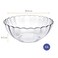 MARINEX Glass Bowl Bella 3.1 L - Durable Heat-Resistant Serving &amp; Mixing Bowl Transparent Multi-Purpose Small Bowl Microwave, Freezer &amp; Dishwasher Safe