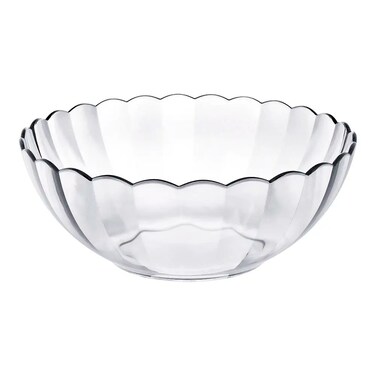 MARINEX Glass Bowl Bella 3.1 L - Durable Heat-Resistant Serving &amp; Mixing Bowl Transparent Multi-Purpose Small Bowl Microwave, Freezer &amp; Dishwasher Safe