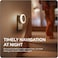 Baytion Night Light 6500K Daylight LED, 0.5W Smart Light White Plug in Night Lights with Sensor 50000H+ Lifespan Fireproof Material Compact Night Lamp for Bedroom Toilet Staircase Kitchen Round 2 PCS
