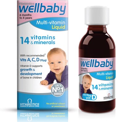 Wellbaby Vitabiotics Wellbaby Multivitamin Liquid - 150ml