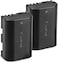 Canons 2 Pack LP-E6N Battery For EOS Digital SLR 60D, 70D, 80D, 5DMKII, MKIII, Mark IV, 5DS 5DS R, 6D, 6DMKII, 7D, 7DMKII, EOS R