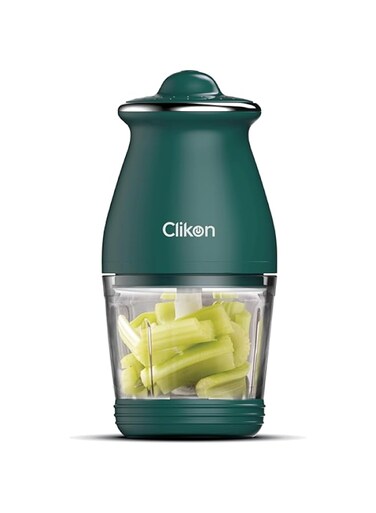 Clikon Powerful 200W Electric Chopper with Glass Bowl for Vegetables and Meat