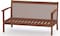 Tramontina Fitt 2 Seats Sofa In Jatoba Wood With Armrest Without Cushion