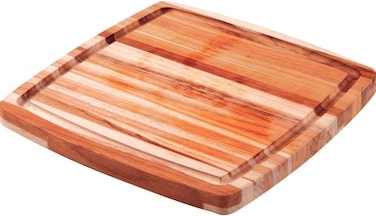 Tramontina Since 1911, Made In Brazil 33X20Cm Rectangular Wood Cutting Board With Natural Finish
