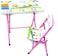 Kids Folding Study Table &amp; Chair Set &ndash; Pink   Compact &amp; Portable   Table: 60x40x54cm, Chair: 28x28x50cm