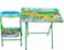 Kids Folding Study Table &amp; Chair Set &ndash; Green   Compact &amp; Portable   Table: 60x40x54cm, Chair: 28x28x50cm
