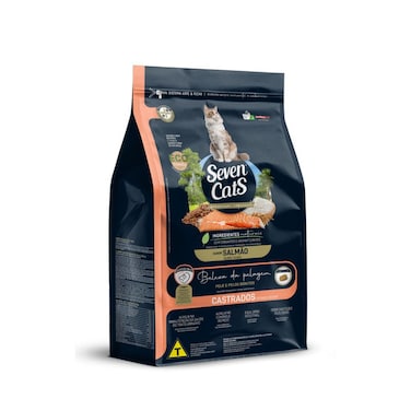 Seven Cats Sterilized Cat Food 1kg &ndash; Salmon Coat Beauty Formula