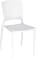 Tramontina Since 1911, Made In Brazil Safira White Polypropylene And Fiberglass Chair