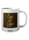 Enjoy Printed Coffee Mug White/Brown/Yellow
