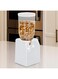 FEELINGS Single Cereal Dispenser, 3L, White   Dry Food &amp; Candy Dispenser   Countertop Cereal Organizer (19x16.5x38 cm)
