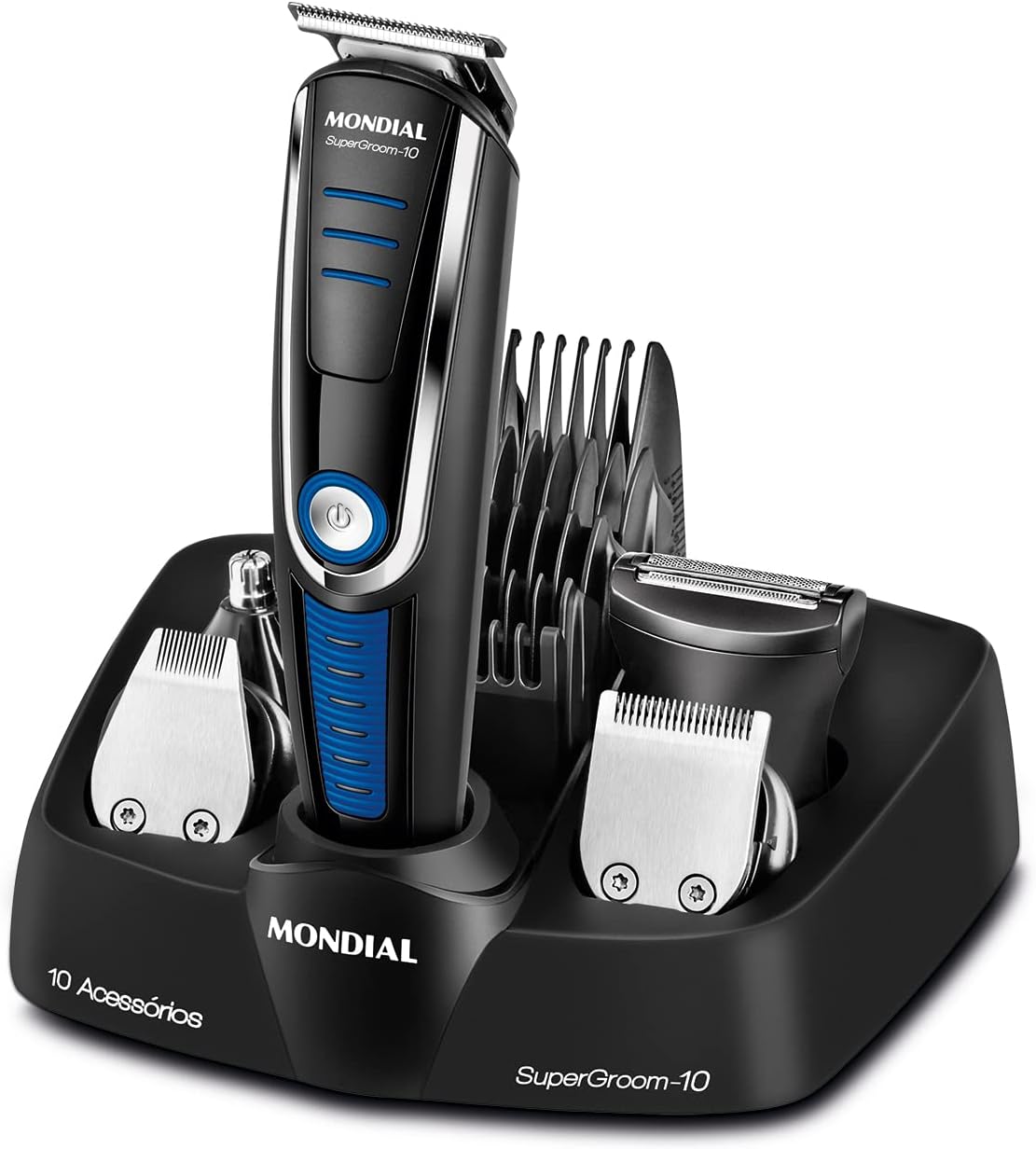 Buy Mondial 305487 - Hair Clipper, 40 W Black And Blue Online ...