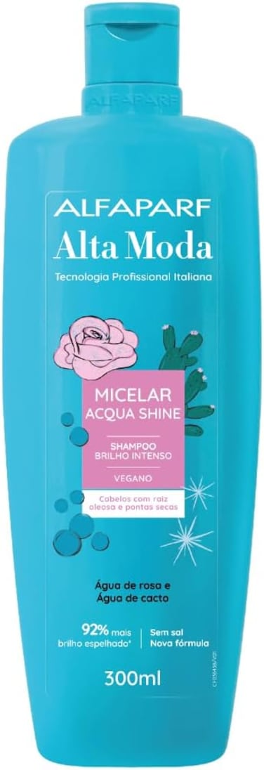 Alta Moda Shampoo Micellar, Acqua Shine, 300ml
