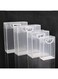 Red Dot Gift&reg; 10-Pack PVC Transparent &amp; White Border Handbag For Baking Packaging,Shopping Gift Plastic Bag (10, 4# Big (H36*30 * 13cm))