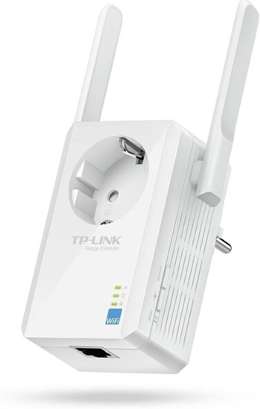 TP-Link TL-WA860RE 300Mbps Wi-Fi Range Extender with AC Pass through - White