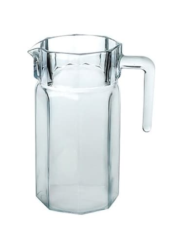 Pasabahce Kosem Water Jug, 1.25 litres, Clear