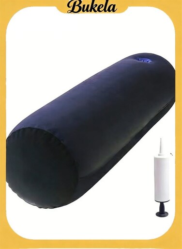 Portable Leg Positioning Pillow Travel Pillow With Pump, Inflatable Pillow, Portable Cushion, Sleeping Pillow, Leg Raise Bed Sofa, Travel Camping Body Posture Support Pillow Multi-Functional Cushion Bedding Furniture (Cylindrical)