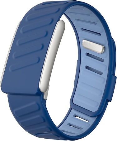 specton Silicone Sport Replacement Band Compatible with WHOOP 5.0, One, Peak, and Life Fitness Tracker &ndash; Breathable, Durable &amp; Comfortable   Not for Whoop Gen 4 Blue