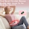 Beauenty Portable Cordless Heating Pad,Menstrual Warming Belt with 3 Heat Settings and 4 Vibration Massage Modes,Fast Heating Belly Wrap Belt,Back or Belly Heating Pad for Women and Girls (Pink)

