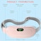 Beauenty Portable Cordless Heating Pad,Menstrual Warming Belt with 3 Heat Settings and 4 Vibration Massage Modes,Fast Heating Belly Wrap Belt,Back or Belly Heating Pad for Women and Girls (Pink)
