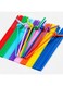 Fancy Plastic Straw 6mm Drinking Straws Colorful, Flexible Bendy Party Fancy Straws, Colorful Flexible Drinking Straws, Disposable Straws, Extra Long Flexible Party Fancy Straws. - Pack Of 500 Pieces.