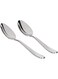Royalford Stainless Steel Dessert Spoon Set - 2 Pieces, Silver