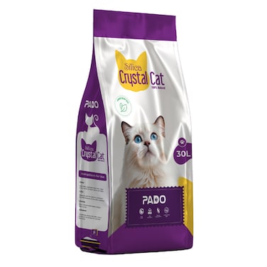 Pado Silica Crystal Cat Litter 30L - Unscented