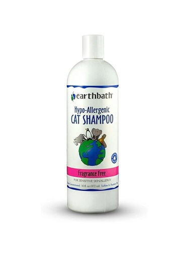 Earthbath Natural Hypo Allergenic Cat Shampoo, 472 ml