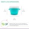 Melii Food Containers For Kids, Snap And Go Pods 4Oz, Set Of 4, BPA Free Leakproof Airtight Food Containers, Microwave And Freezer Safe, Portable Snack And Meal Prep Solution