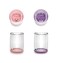 Melii Double-Walled Bear Cup 2 Pack &ndash; Reusable Plastic Drinking Cup (Pink + Purple 2 Pack)